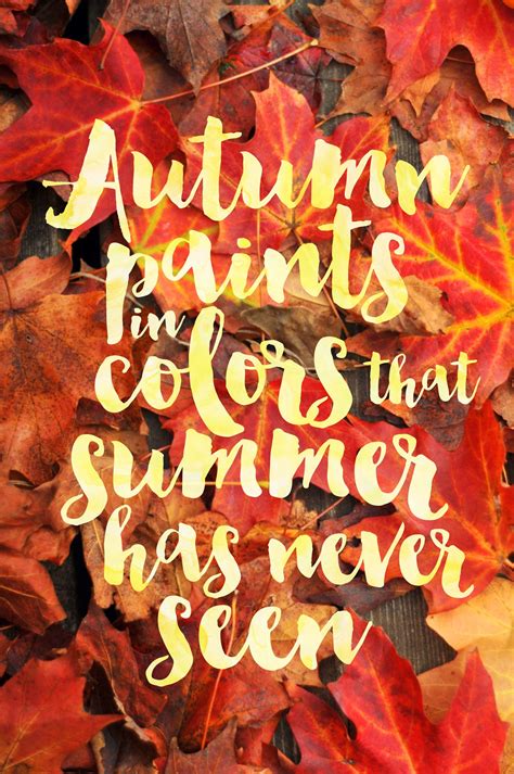 Autumn Paints In Colors That Summer Has Never Seen Ednavalleywine