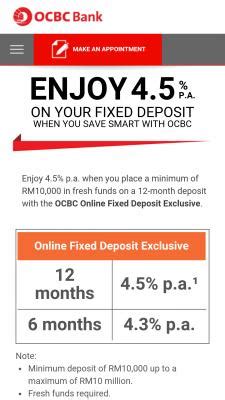 Earnings on foreign currency deposits would be. Fixed Deposit Rates In Malaysia V. No.10