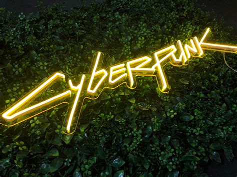 Cyberpunk Neon Sign Cyberpunk Wall Art Cyberpunk Led Sign Etsy UK