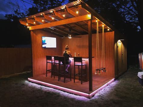 I Needed A Shed And Wanted An Outdoor Bar So I Combined The Two Ideas