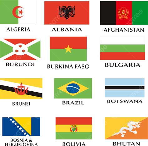 Banderas Nacionales De Todos Los Países Png Lista De Banderas De