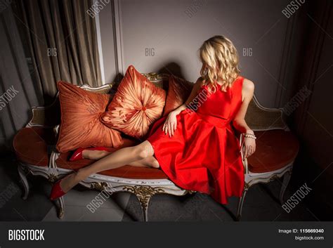 Sexy Woman Red Dress Image And Photo Free Trial Bigstock