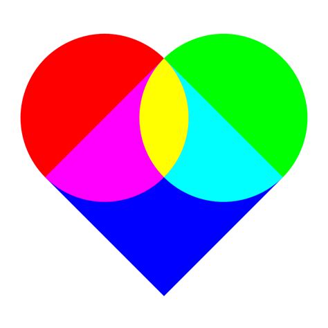 Rainbow Heart Clipart