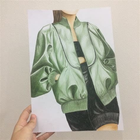 Cropped leather jacket with flat stud details, double zips and waist belt. Bomber Jacket Drawing at GetDrawings | Free download