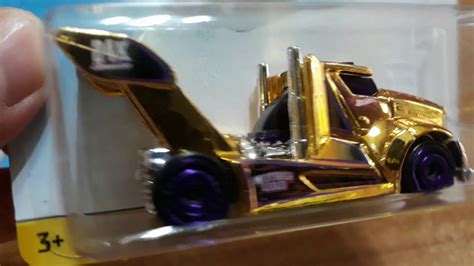 Hot Wheels Special Edition Gold Car Rig Storm YouTube