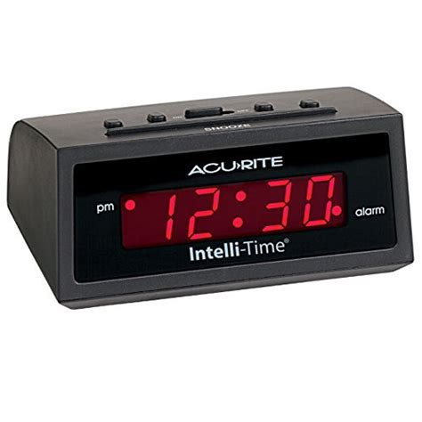 Brookstone Timesmart Self Setting Alarm Clock