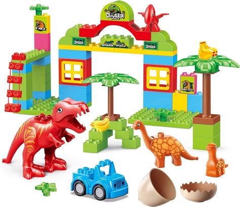 Dino Scenario Jurassic World Dinosaur Play Set Building Block Toy