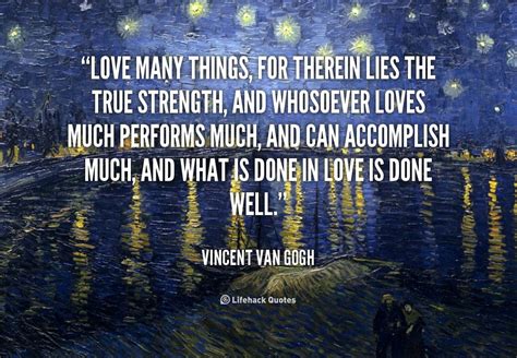 Quotes About Love Vincent Van Gogh Quotes Love