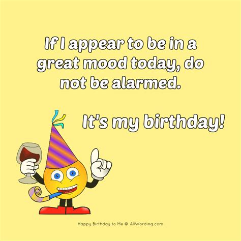 Funny Birthday Quotes For Myself Birthday Messages