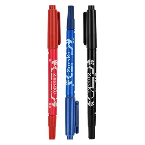 Giveyoulucky 3pcs Double Ends Temporary Ink Skin Marker