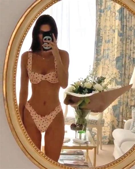 Kendall Jenner In Bikini In Front Of A Mirror Gotceleb