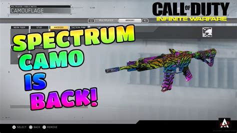 Spectrum Camo Is Back All Camos In Call Of Duty Infinite Warfare