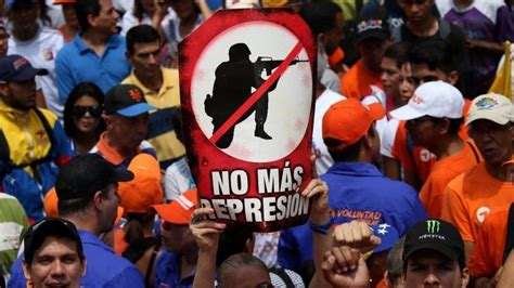 Venezuela Opposition March Over Henrique Capriles Ban Bbc News