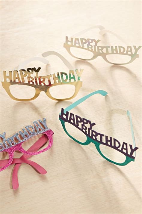 Happy Birthday Party Glasses Set Urban Outfitters