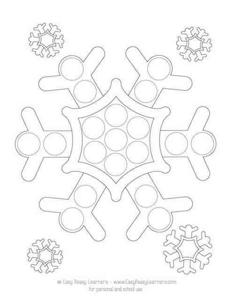 Free Winter Do A Dot Printables Easy Peasy Learners Dot Marker