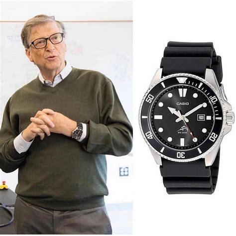 Tidak, saya tidak akan membelinya, kata gates, seperti dikutip dari cnn. How ironic when Bill Gates wears a Casio watch which is ...