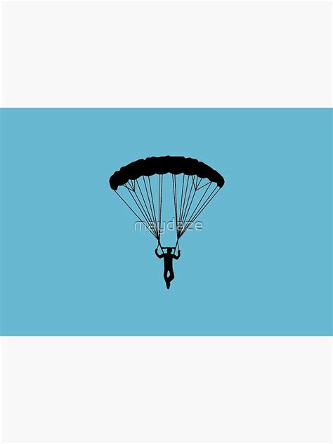 Skydiver Silhouette Mask For Sale By Maydaze Redbubble