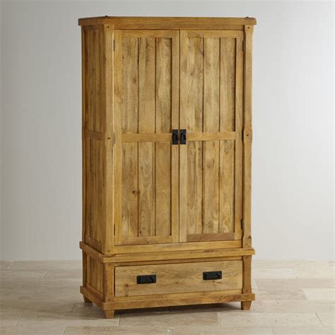 Check spelling or type a new query. Baku Light Double Wardrobe in Solid Mango | Oak Furniture Land