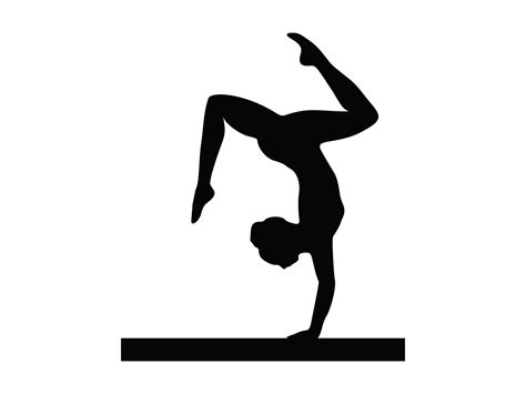 Gymnastics svg Gymnast svg Gymnastic Cut File Acrobat SVG | Etsy
