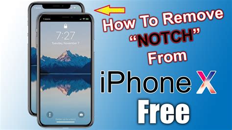 How To Remove Notch From Iphone X For Free Without Notch Remover App