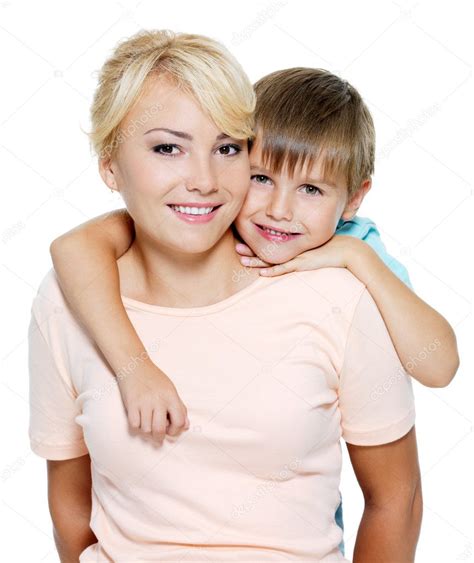 Happy Mother And Son Of Six Years Stock Photo By ©valuavitaly 3907009