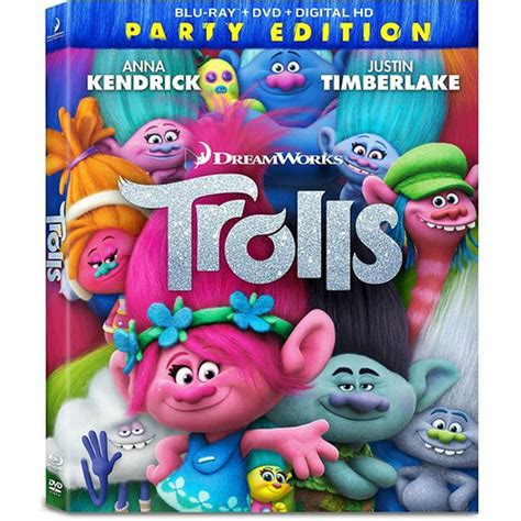 Trolls Blu Ray Dvd