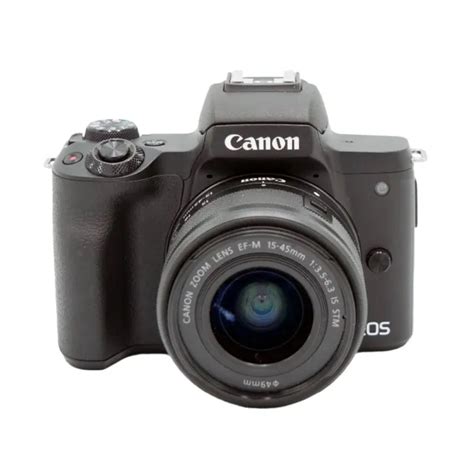 Canon Eos M50 Mark Ii Mirrorless Digital Camera W 15 45mm Lens Black