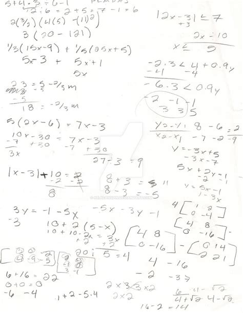 Math Final Scrap Paper 1 By Nejicanspin On Deviantart