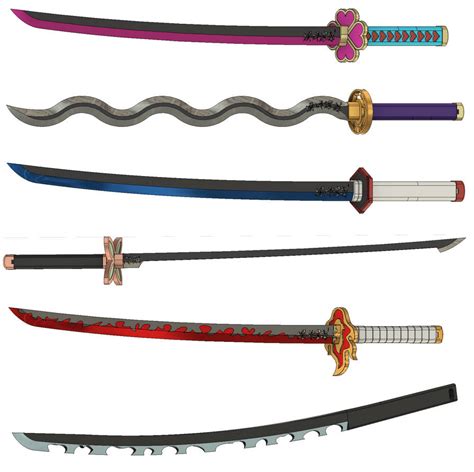 Demon Slayer Swords By Karmic Sandwich On Deviantart