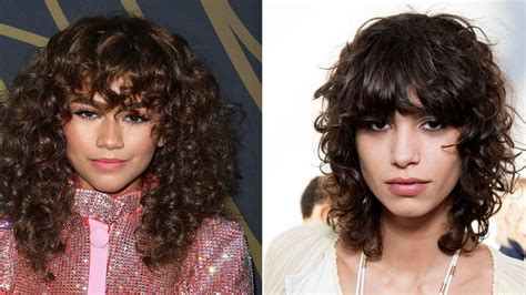 Tips For Great Bangs With Curly Hair Allure