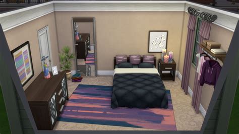 The Sims 4 Ocean Themed Bedroom In 2021 Sims 4 House