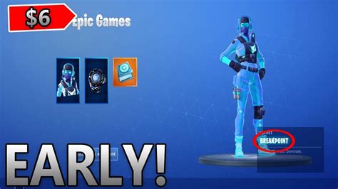 How I Got The Breakpoint Pack Early And For 50 Off In Fortnite Youtube
