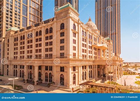 Habtoor Palace Hotel Building Is A Luxury And Expensive Place Editorial