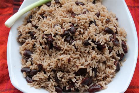 Jamaican Rice And Peas Made With Red Peas And Of Course Fresh Coconut Milk Coconut Rice