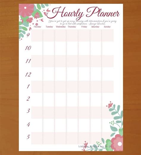 8 Hourly Planner Templates Pdf Word Docs Free And Premium Templates