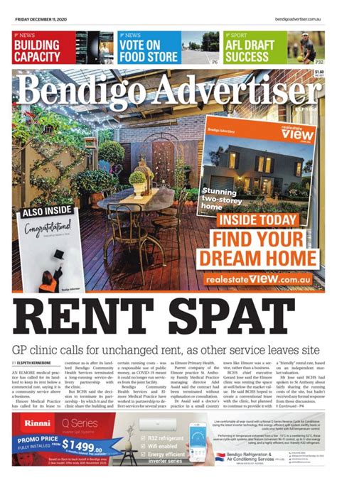 today s paper bendigo advertiser bendigo vic