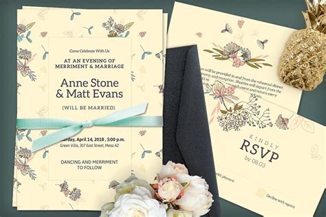 40 Stylish Wedding Invitation Templates