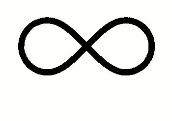 If you trace the shape with your finger you could go on doing it forever and ever and ever and. The popular Infinity GIFs everyone's sharing