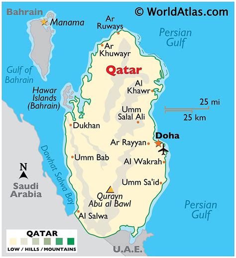 Qatar Maps And Facts World Atlas