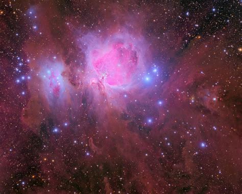 My Image Of The Orion Nebula And Surrounding Gases Taken In The Visible