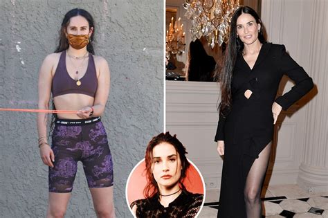 demi moore s daughter rumer willis 32 looks identical to famous mom 58 as she shows off six