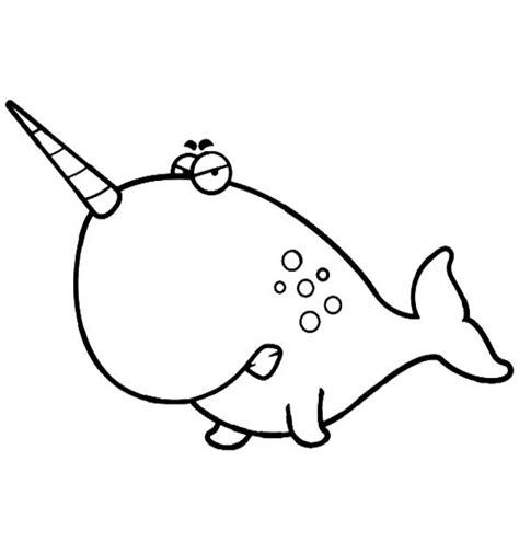 Get This Printable Narwhal Coloring Pages 01827