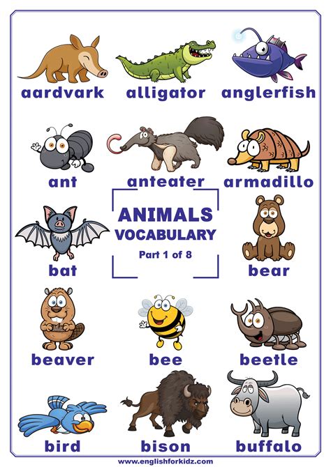 Vocabulary Posters For 20 Topics