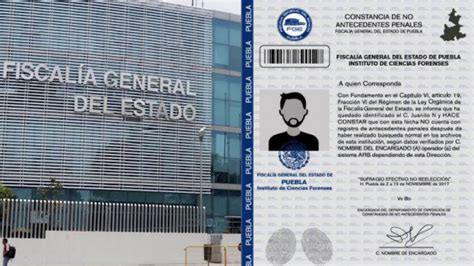 Fiscal A De Puebla Innova Con El Tr Mite De Antecedentes No Penales En L Nea V A Tres
