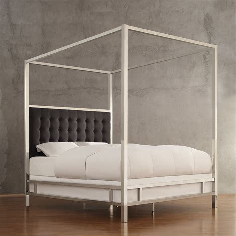 Visually, canopy beds are so appealing giving your bedroom a modern stunning look. Mercer41 Upholstered Canopy Bed & Reviews | Wayfair