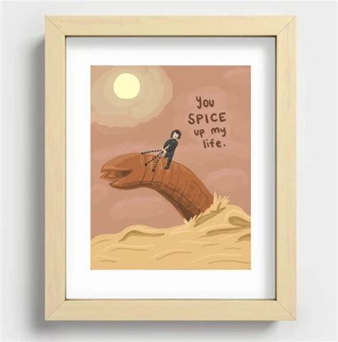 Dune Sandworm Art Print Etsy