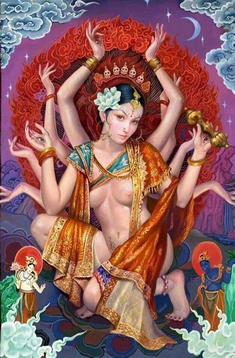 Found This Beautiful Image Of Goddess Rati Goddess Of Love Passion