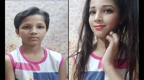 Boy To Girl Makeup Transformation Youtube