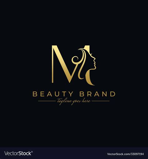 Letter M Beauty Face Hair Salon Logo Design Download A Free Preview