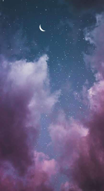 55 Trendy Purple Aesthetic Wallpaper Sky Night Sky Wallpaper